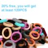 Picture of Toddler Hair Ties, Kids Hair Ties, Small Hair Bands and Girls Elastic Ponytail Holders for Baby Girls (Diameter 0.97 Inch）