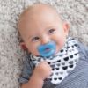 Picture of Chicco PhysioForma 100% Soft Silicone One Piece Pacifier for Babies 0-6 Months | BPA & Latex Free | Reusable Case | Blue/Green, 2pk