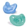 Picture of Chicco PhysioForma 100% Soft Silicone One Piece Pacifier for Babies 6-16 Months | BPA & Latex Free | Reusable Case | Blue/Green, 2pk