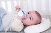 Picture of Mombella Mimi Mushroom Silicone Breast-Shaped Skin Like Soothing Pacifier Teether for 0-6months Sucking Babies, Light Blue