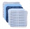 Picture of Spasilk Washcloth Wipes Set for Newborn Boys and Girls, Soft Terry Washcloth Set, Pack of 10, Blue Starfish