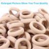 Picture of Qarwayoc Blonde Toddler Hair Ties, Seamless Baby Girl Hair Bands No Damage, Cotton Girls Hair Ponytail Holders and Small Kids Elastic Holders No Crease, Blond, by NSpring