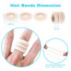 Picture of Qarwayoc Blonde Toddler Hair Ties, Seamless Baby Girl Hair Bands No Damage, Cotton Girls Hair Ponytail Holders and Small Kids Elastic Holders No Crease, Blond, by NSpring