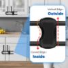 Picture of Baby Proofing Cabinets,Cabinet Locks for Babies,2 Pack U-Shaped Child Locks for Cabinets, Child Proof Cabinet Latches,Child Safety Cabinet Locks with Adjustable by SPISPI (Black)
