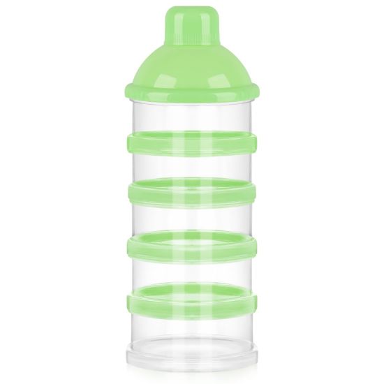 Picture of Accmor Formula Dispenser On The Go, 5 Compartments Stackable Formula Container for Travel, Baby Milk Powder Kids Snack Container, BPA Free