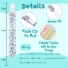 Picture of Babygoal Floral Pacifier Clips, 6 Pack Binky Paci Holder Clips and Leash for Boys and Girls Fits for Most Pacifier, Binkie Styles & Baby Teethers & Toys and Gift 6PS14