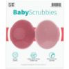 Picture of S&T INC. Exfoliating and Massaging Cradle Cap Bath Brushes for Baby, Silicone - 2 Inch x 2.5 Inch, Pink, 2 Pack