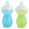 Picture of Munchkin® Click Lock™ Bite Proof Sippy Cup, 9 Ounce,2 Count (Pack of 1), Plastic, Blue/Green