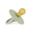 Picture of Itzy Ritzy Natural Rubber Pacifiers, Set of 2 - Natural Rubber Newborn Pacifiers with Cherry-Shaped Nipple & Large Air Holes for Added Safety; Set of 2 in Succulent & Agave, Ages 0 - 6 Months