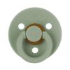 Picture of Itzy Ritzy Natural Rubber Pacifiers, Set of 2 - Natural Rubber Newborn Pacifiers with Cherry-Shaped Nipple & Large Air Holes for Added Safety; Set of 2 in Agave & Succulent, Ages 6-18 Months