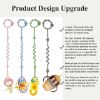 Picture of Toy Straps for Baby,RTMOK Silicone Setpacifier Clip,Applies to Car Seat Toy,Teether Toy,High Chair,Stroller Accessories,Baby Toy Clips,Cribs,Rocking Chair