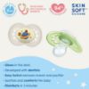 Picture of MAM Original Night Pacifiers, Binky Pacifier for 6-16 Months, BPA-Free Silicone, Glows in The Dark, Best for Newborn Babies, Developed with Medical Experts, 2 Count Binkies, with Sterilizer Case