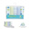 Picture of Spasilk Washcloth Wipes Set for Newborn Boys and Girls, Soft Terry Washcloth Set, Pack of 10, Blue Dots