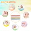 Picture of HOMEXCEL Burp Cloths Baby Washcloths 8 Pack-Extra Absorbent Soft Coral Fleece Burping Cloth for Newborn Girl Boy-20 x 10 Inch Large Baby Wash Cloths Gentle on Sensitive Skin
