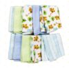Picture of Spasilk 10 Pack Soft Terry Bath Washcloths - Newborn Boy or Girl, Blue Tiger