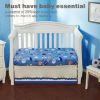 Picture of Baby Boy Fitted Crib Sheet Outerspace Adventures, 100% Soft Breathable Microfiber Baby Sheet, Fits Standard Size Crib Mattress 28in x 52in, Nursery Sheet