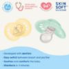 Picture of MAM Original Matte Baby Pacifiers, Binky for 6-16 Months, BPA-Free Silicone Nipple, Easy to Clean, Best for Breastfed Babies, Developed with Medical Experts, 2 Count Binkies with Sterilizer Case