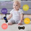 Picture of Hooku 2 Pack Silicone Teething Toys for Babies 0-6 Months, Teethers for Babies 6-12 Months, Remote Teether for Baby, Sensory Toys for Babies, Baby Chew Toys
