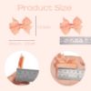 Picture of CÉLLOT Baby Hair Clips 50Pcs Tiny 2" Baby Hair Bows Fully Covered Barrettes Clips for Baby Girls Infants and Toddlers,25 Colors in Pairs
