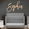 Picture of Wooden Name Signs for Nursery Custom Baby Name Sign for Wall Name Signs Personalized Custom Name Sign for Nursery Name Wall Decor Personalized Name signs for Kids Room (Single Name Sign)