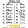 Picture of Wooden Name Signs for Nursery Custom Baby Name Sign for Wall Name Signs Personalized Custom Name Sign for Nursery Name Wall Decor Personalized Name signs for Kids Room (Single Name Sign)