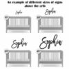 Picture of Wooden Name Signs for Nursery Custom Baby Name Sign for Wall Name Signs Personalized Custom Name Sign for Nursery Name Wall Decor Personalized Name signs for Kids Room (Single Name Sign)