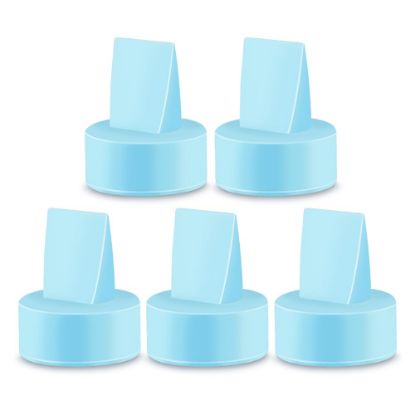 Picture of Maymom Duckbill Valves for Spectra. Designed for Spectra S1 Spectra S2 Spectra 9 Plus Spectra Dew 350 Not Original Spectra Pump Parts Spectra S2 Accessories Replace Spectra Valve (Blue, 5ct)