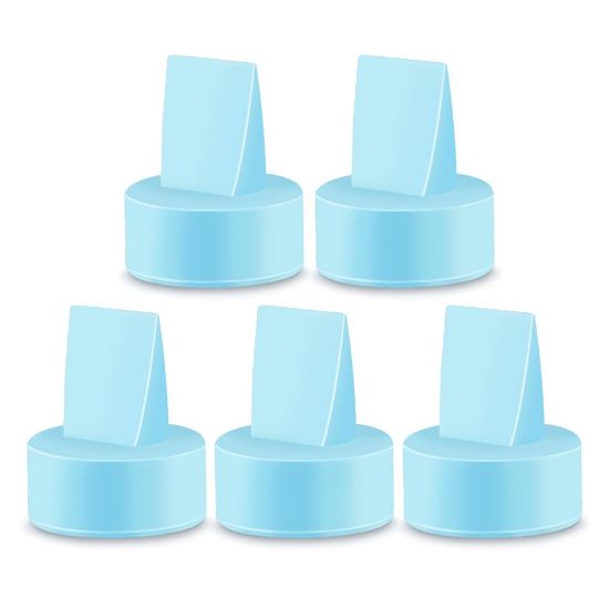 Picture of Maymom Duckbill Valves for Spectra. Designed for Spectra S1 Spectra S2 Spectra 9 Plus Spectra Dew 350 Not Original Spectra Pump Parts Spectra S2 Accessories Replace Spectra Valve (Blue, 5ct)