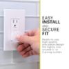 Picture of Power Gear Outlet Covers Baby Proofing Child Proof Plug Covers for Electrical Outlets Easy Install Outlet Plug Covers UL Listed Shock Prevention Clear 54614 120 Count