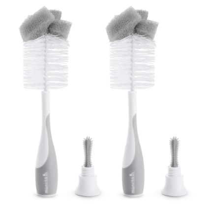 Picture of Munchkin® Sponge™ Bottle Brush, Grey, 2 Count (Pack of 1)
