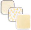 Picture of Burt's Bees Baby Infant Washcloths, 100% Organic Cotton, Soft and Super Absorbent Knit Terry Wash Cloth - 3 Pack Set