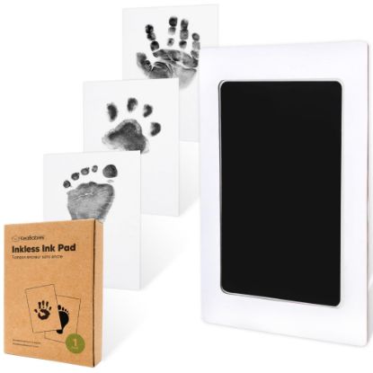 Picture of 1-Pack Inkless Hand and Footprint Kit - Ink Pad for Baby Hand and Footprints - Dog Paw Print Kit,Dog Nose Print Kit - Baby Footprint Kit, Clean Touch Baby Foot Printing Kit, Handprint Kit