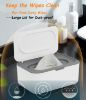 Picture of Wipes Dispenser, Wipe Holder for Baby & Adult, Seposeve Refillable Wipe Container, Keeps Wipes Clean. Non-Slip, Easy Pull Wipes Pouch Case, (Grey)