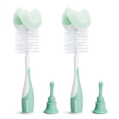 Picture of Munchkin® Sponge™ Bottle Brush, 2 Pack, Green