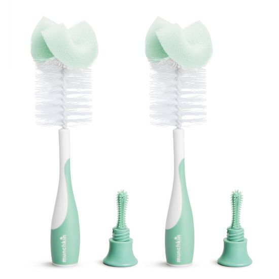 Picture of Munchkin® Sponge™ Bottle Brush, 2 Pack, Green