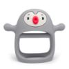 Picture of Smily Mia Penguin Pacifier for Breast Feeding Babies, Infant Handheld Soothers for 0-6Months Sucking Babies, Baby Teething Toys for 3-6Months, Baby Teether for Teething Pain Releif, Grey