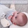 Picture of Smily Mia Penguin Pacifier for Breast Feeding Babies, Infant Handheld Soothers for 0-6Months Sucking Babies, Baby Teething Toys for 3-6Months, Baby Teether for Teething Pain Releif, Grey