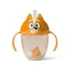 Picture of The First Years Bingo Weighted Straw Cup - Spill Proof Toddler Straw Cups with Flip Top Cover - Bluey Cups for Everyday Sipping - Toddler Feeding Supplies - 7 Ounce - Ages 6 Months and Up