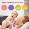 Picture of YAPROMO 2Pcs Baby Teething Toy, TV Remot Control ShapeTeether for Infant 18+ Months, Never Drop Silicone Chew Toy, Food Grade Silicone Teether