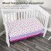 Picture of Baby Girl Fitted Crib Sheet Princess Storyland, 100% Soft Breathable Microfiber Baby Sheet, Fits Standard Size Crib Mattress 28in x 52in, Nursery Sheet