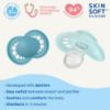 Picture of MAM Original Matte Baby Pacifiers, Binky for 6-16 Months, BPA-Free Silicone Nipple, Easy to Clean, Best for Breastfed Babies, Developed with Medical Experts, 2 Count Binkies with Sterilizer Case
