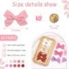 Picture of CÉLLOT 20 Pieces Girls Hair Bows Linen Fabric Bows Alligator Clips Hair Accessories for Little Girls Toddlers Kids and Teens(Pink)
