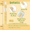 Picture of Babygoal Floral Pacifier Clips, 6 Pack Binky Paci Holder Clips and Leash for Boys and Girls Fits for Most Pacifier, Binkie Styles & Baby Teethers & Toys and Gift 6PS31