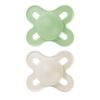 Picture of MAM Original Start Matte Baby Pacifiers, Binky for 0-3 Months, BPA-Free Silicone Nipple, Easy to Clean, Best for Newborn Babies, Developed with Medical Experts, 2 Count Binkies with Sterilizer Case