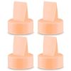 Picture of Maymom Duckbill Valves for Spectra. Designed for Spectra S1 Spectra S2 Spectra 9 Plus Spectra Dew 350 Not Original Spectra Pump Parts Spectra S2 Accessories Replace Spectra Valve (Orange, 4ct)