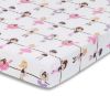 Picture of Baby Girl Fitted Crib Sheet Born to Dance Ballerina, 100% Soft Breathable Microfiber Baby Sheet, Fits Standard Size Crib Mattress 28in x 52in, Nursery Sheet