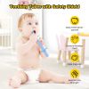 Picture of Fu Store Hollow Teether Tube Chew Straw Toy for Infant Toddlers Silicone Tubes Teething Toys for Babies 3-12 Months BPA Free/Freezable/Dishwasher and Refrigerator Safe (5 Pack)