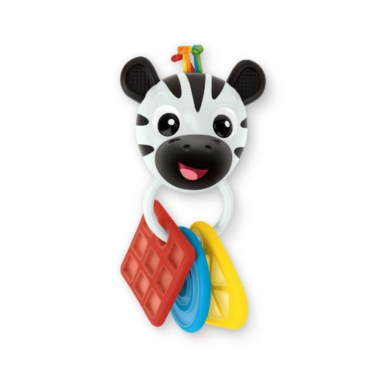 Picture of Baby Einstein Shake-a-Shape Zen Teether Toy, Multisensory, Ages 3 Months and Up