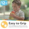 Picture of Nuby No-Spill Soft Straw Easy Grip Sippy Cup for Girls - (3-Pack) 10 Oz - 12+ Months
