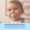 Picture of MAM Original Matte Baby Pacifiers, Binky for 0-6 Months, BPA-Free Silicone Nipple, Easy to Clean, Best for Newborn Babies, Developed with Medical Experts, 2 Count Binkies with Sterilizer Case